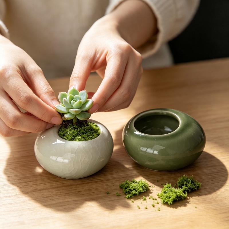 Миниатюрный цветочный горшок с – обзор и цена Bonsai Garden Art