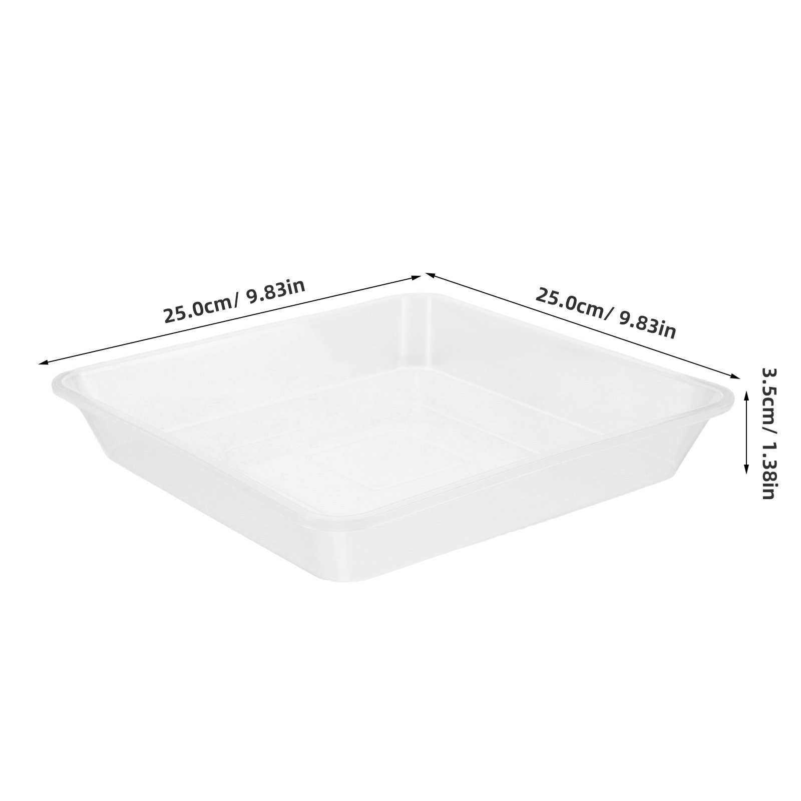 4 шт. прозрачных квадратных по – обзор и цена Drip Tray Saucer